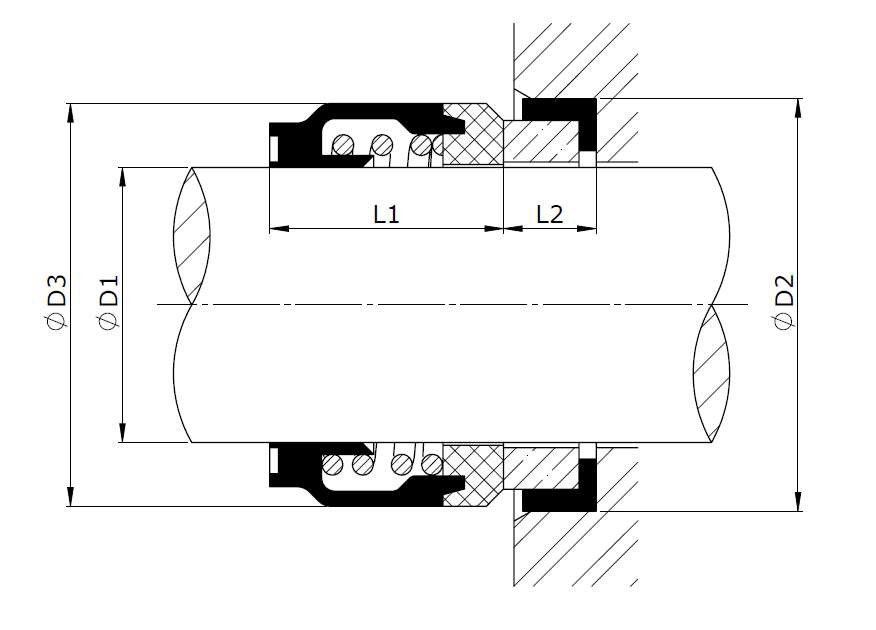 Desenho técnico – Selo Mecânico Tipo 27